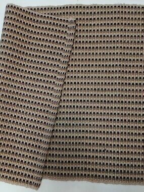 Brown and Black Geometric Wool Accent Rug  by Dash & Albert -  2 x 3'